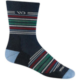 Men's Multi Stripe Midweight Micro Crew Sock