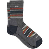 Men's Multi Stripe Midweight Micro Crew Sock