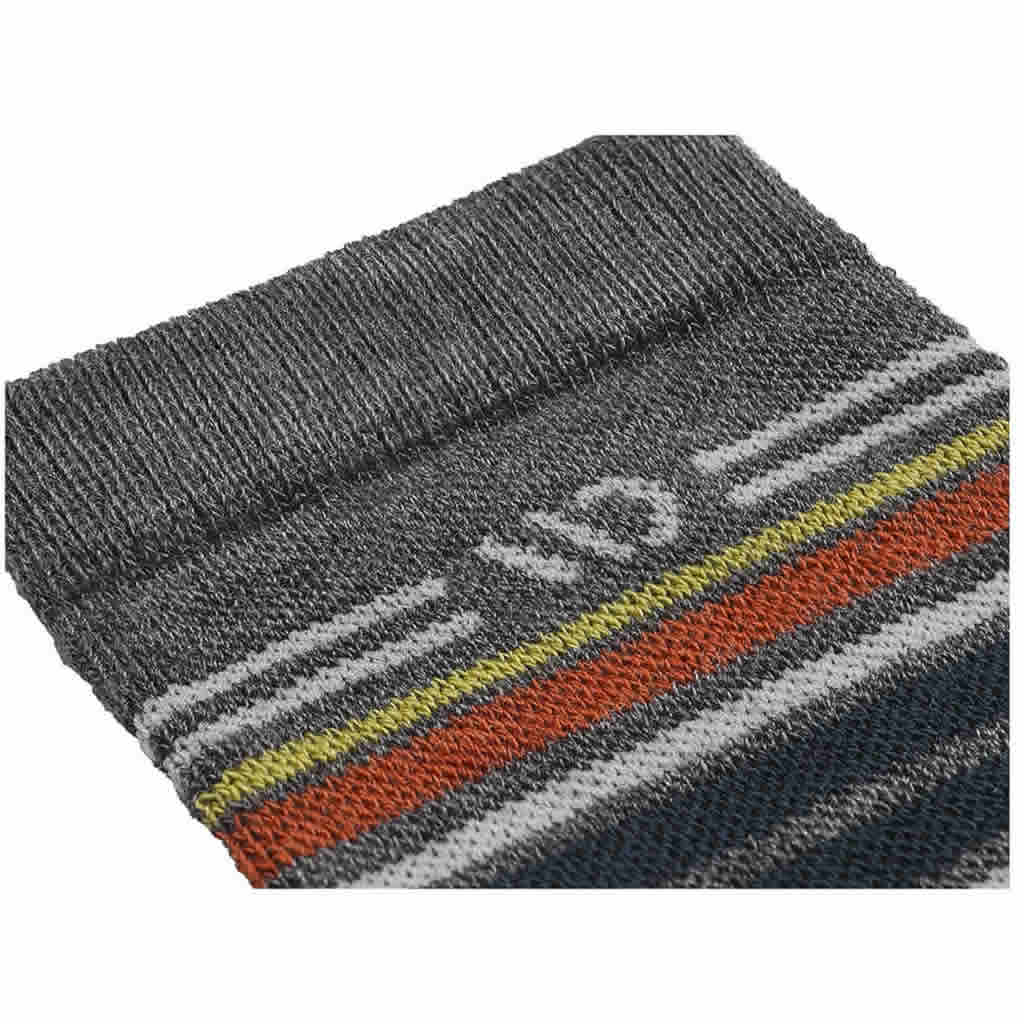 Men's Multi Stripe Midweight Micro Crew Sock