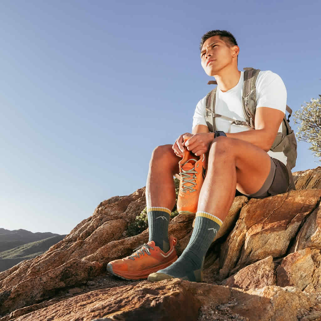 Men's Hiker Micro Crew Midweight Cushion Sock