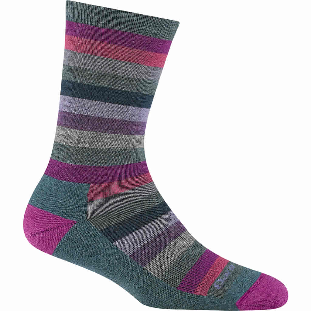 Women's Mystic Stripe Crew Light Cushion Socks