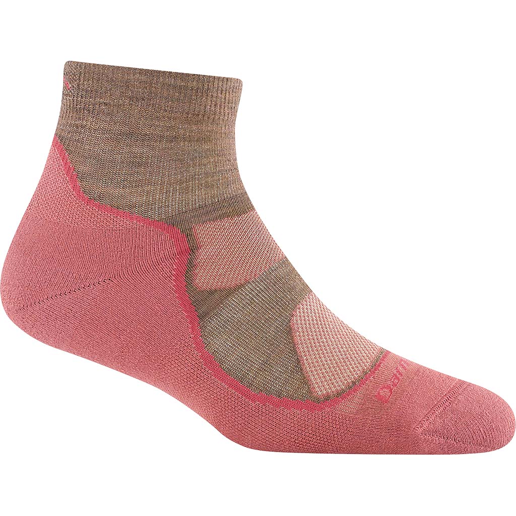 Women's Light Hiker Quarter Lightweight Cushion Hiking Socks