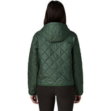 Women's Diamond Quilted Bomber Hoody