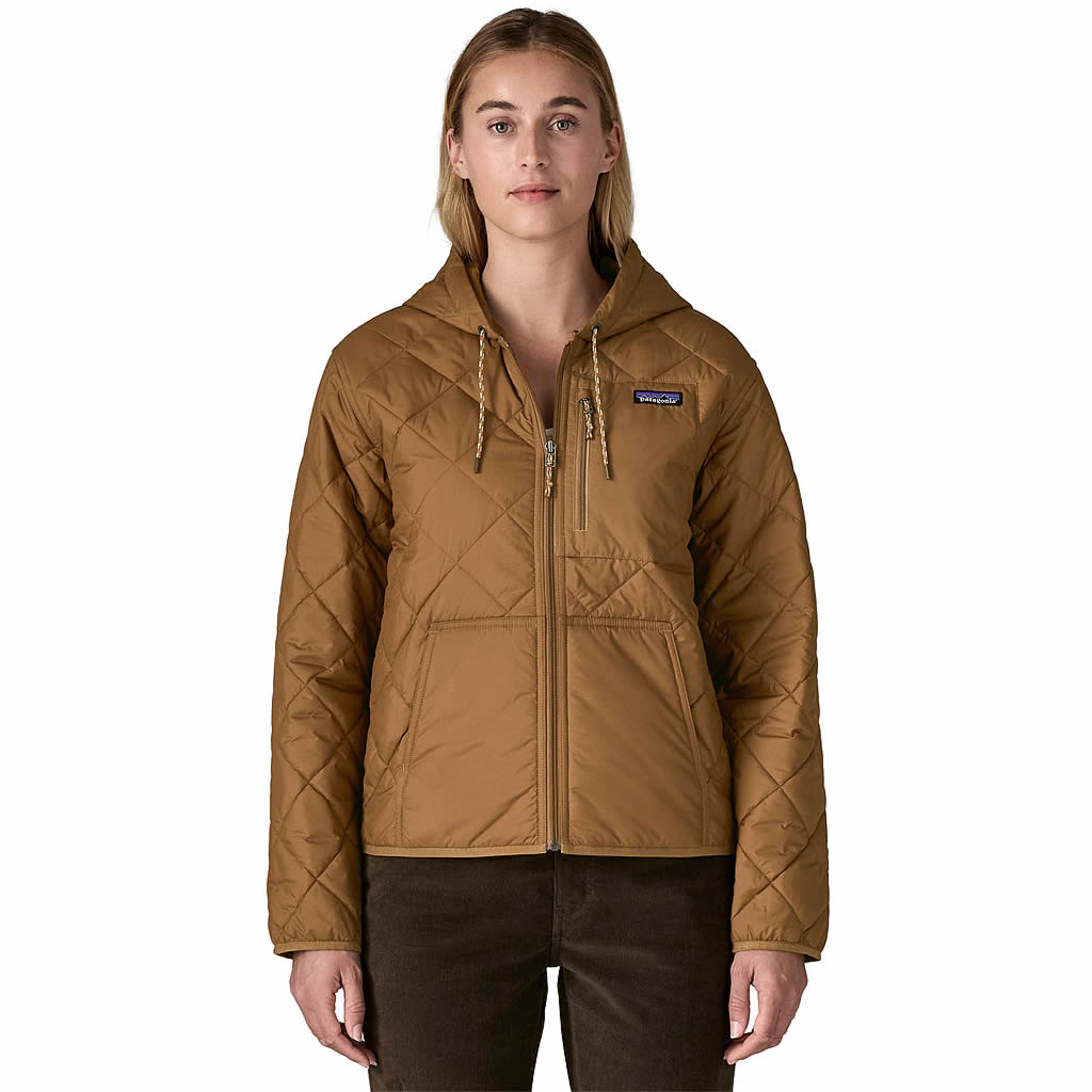 Women's Diamond Quilted Bomber Hoody