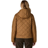 Women's Diamond Quilted Bomber Hoody