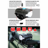 Swift 700 and Vmax+ 180 Combo Front and Rear Light Set