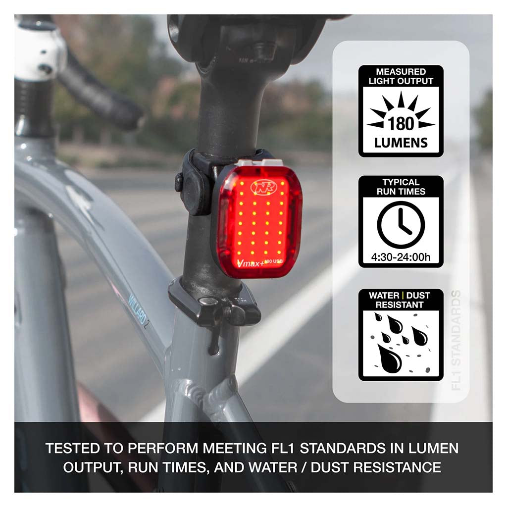 Swift 700 and Vmax+ 180 Combo Front and Rear Light Set