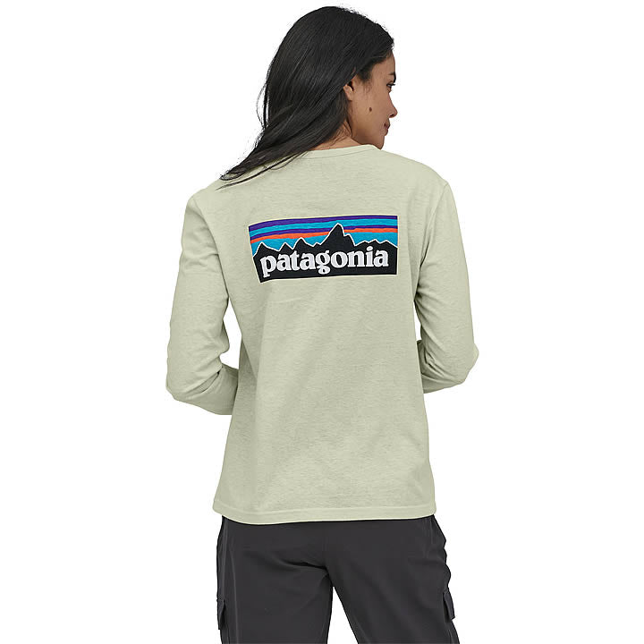Patagonia Long-Sleeved P-6 Logo Responsibili-Tee Women's - BCW - L