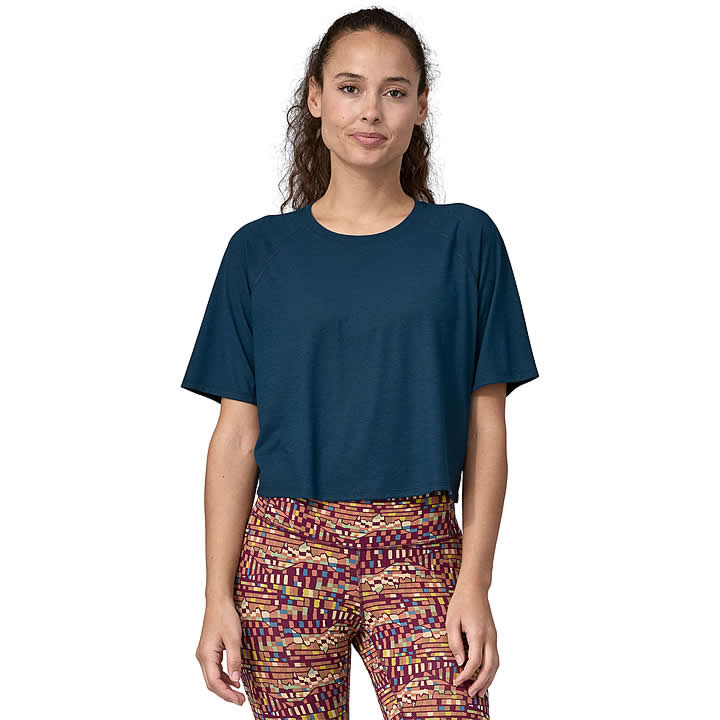 Patagonia Short-Sleeved Capilene Cool Trail Cropped Shirt Women's