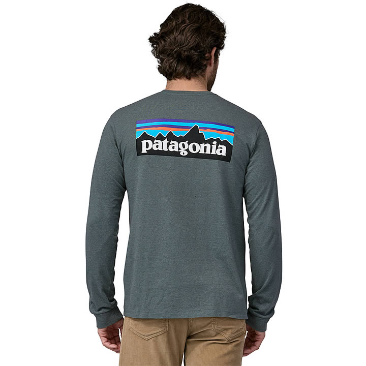 Patagonia Long-Sleeved P-6 Logo Responsibili-Tee Men's