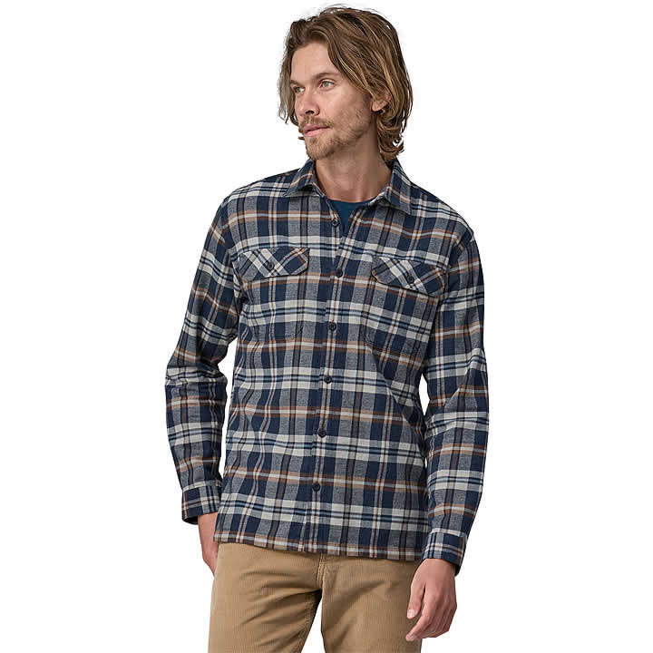 Patagonia Long-Sleeved Organic Cotton Midweight Fjord Flannel Shirt Men's