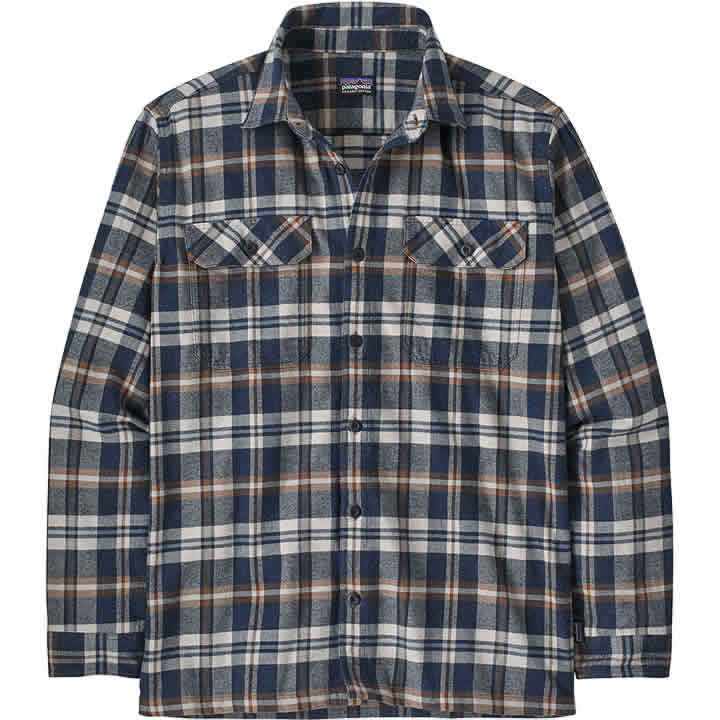 Patagonia Long-Sleeved Organic Cotton Midweight Fjord Flannel Shirt Men's