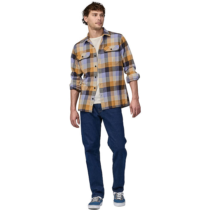 Patagonia Long-Sleeved Organic Cotton Midweight Fjord Flannel Shirt Men's
