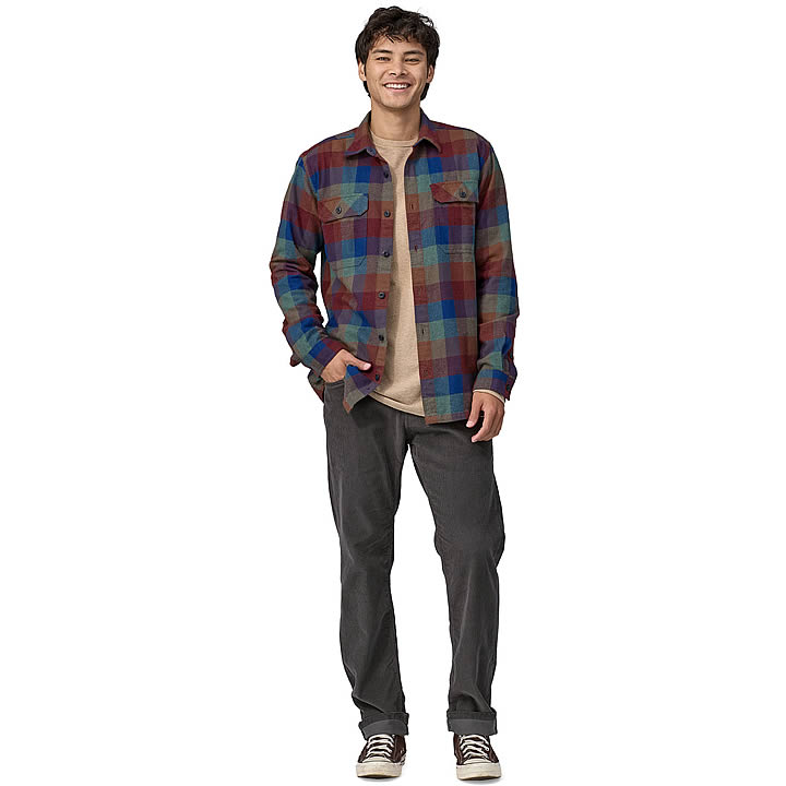 Patagonia Long-Sleeved Organic Cotton Midweight Fjord Flannel Shirt Men's