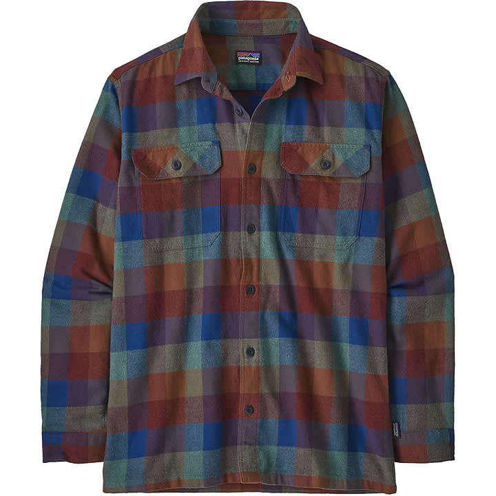 Patagonia Long-Sleeved Organic Cotton Midweight Fjord Flannel Shirt Men's