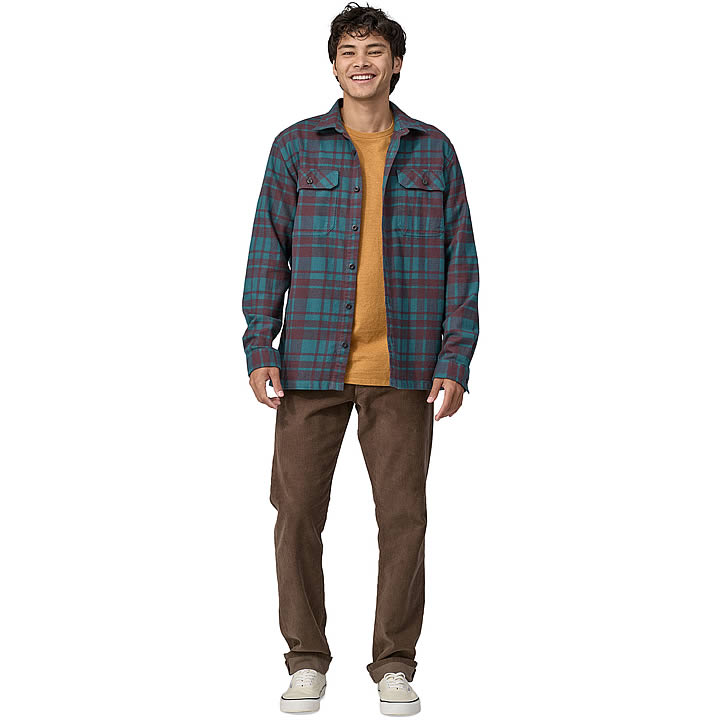 Patagonia Long-Sleeved Organic Cotton Midweight Fjord Flannel Shirt Men's