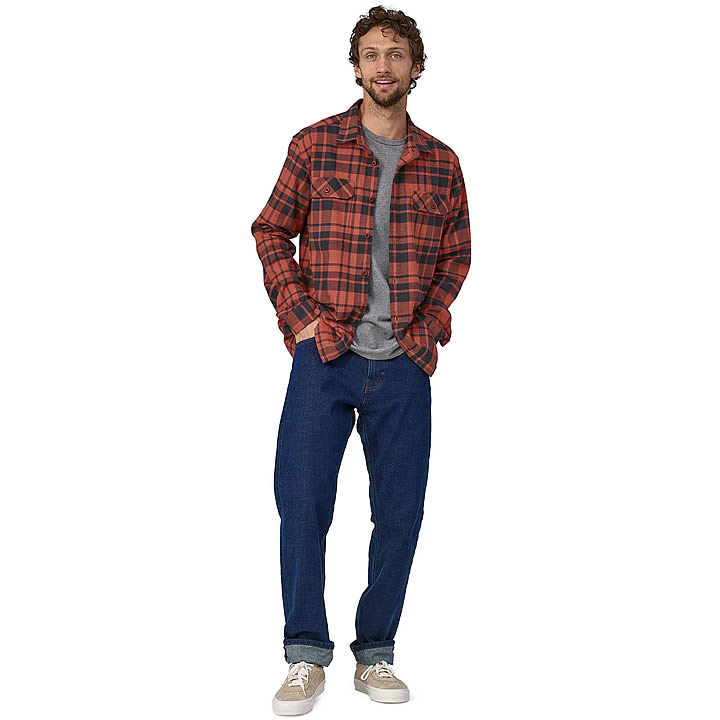 Patagonia Long-Sleeved Organic Cotton Midweight Fjord Flannel Shirt Men's