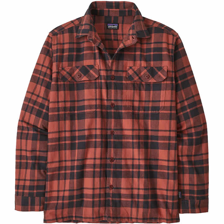 Patagonia Long-Sleeved Organic Cotton Midweight Fjord Flannel Shirt Men's