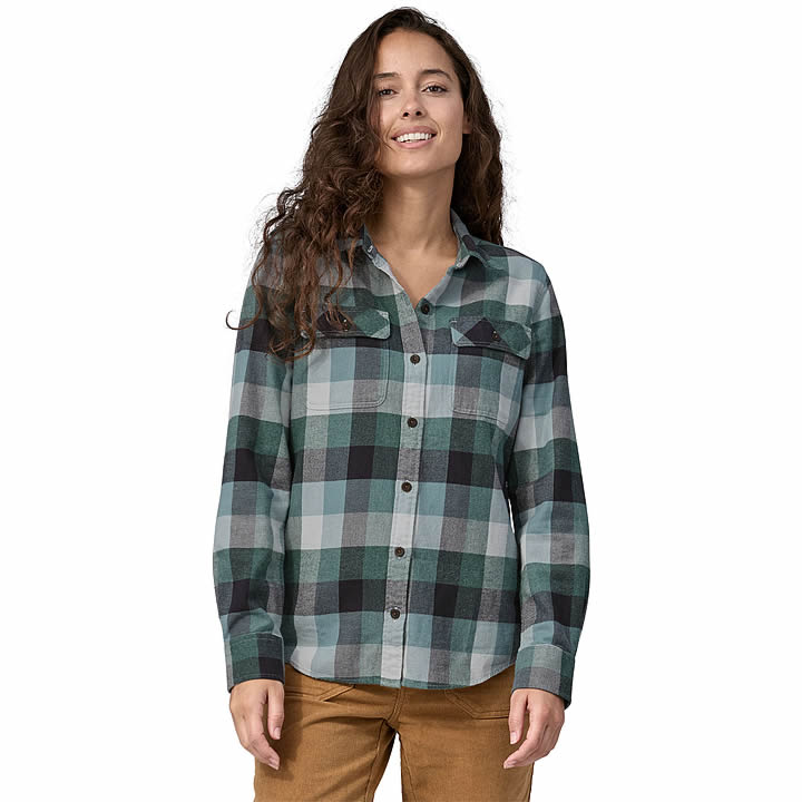Patagonia Long-Sleeved Organic Cotton Midweight Fjord Flannel Shirt Women's