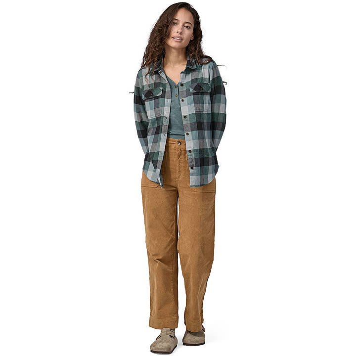 Patagonia Long-Sleeved Organic Cotton Midweight Fjord Flannel Shirt Women's