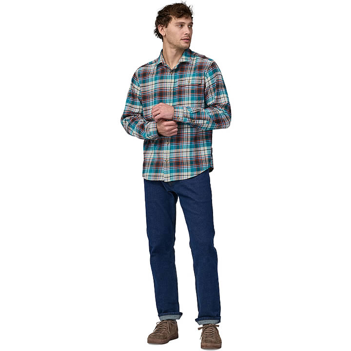 Patagonia LongSleeved Cotton in Conversion Lightweight Fjord Flannel Shirt Men's