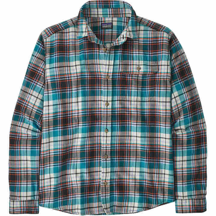 Patagonia LongSleeved Cotton in Conversion Lightweight Fjord Flannel Shirt Men's