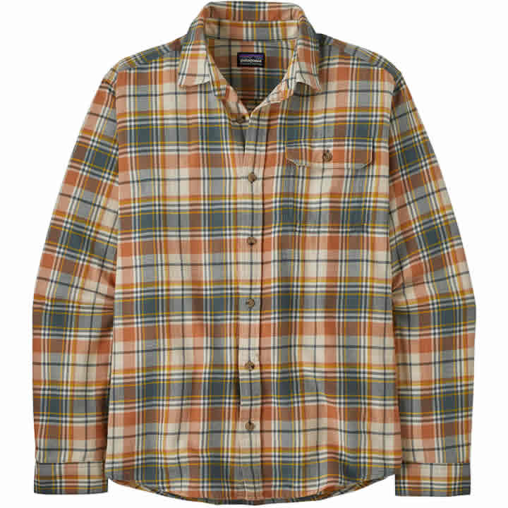 Patagonia LongSleeved Cotton in Conversion Lightweight Fjord Flannel Shirt Men's