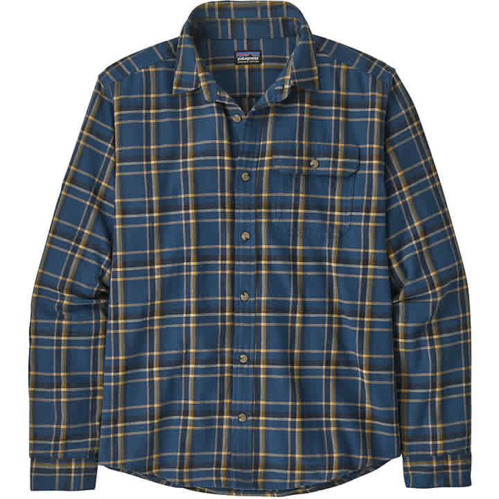 Patagonia LongSleeved Cotton in Conversion Lightweight Fjord Flannel Shirt Men's