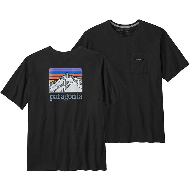 Patagonia Line Logo Ridge Pocket Responsibili-Tee Men's - INBK - L
