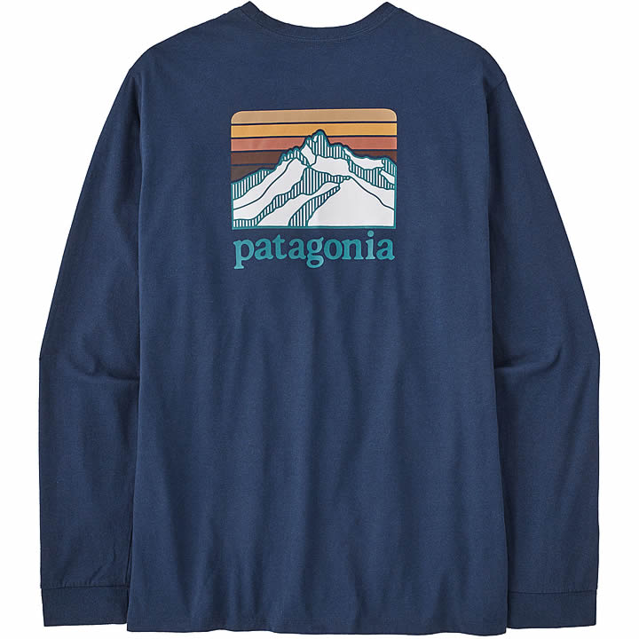 Patagonia Long-Sleeved Line Logo Ridge Responsibili-Tee Men's