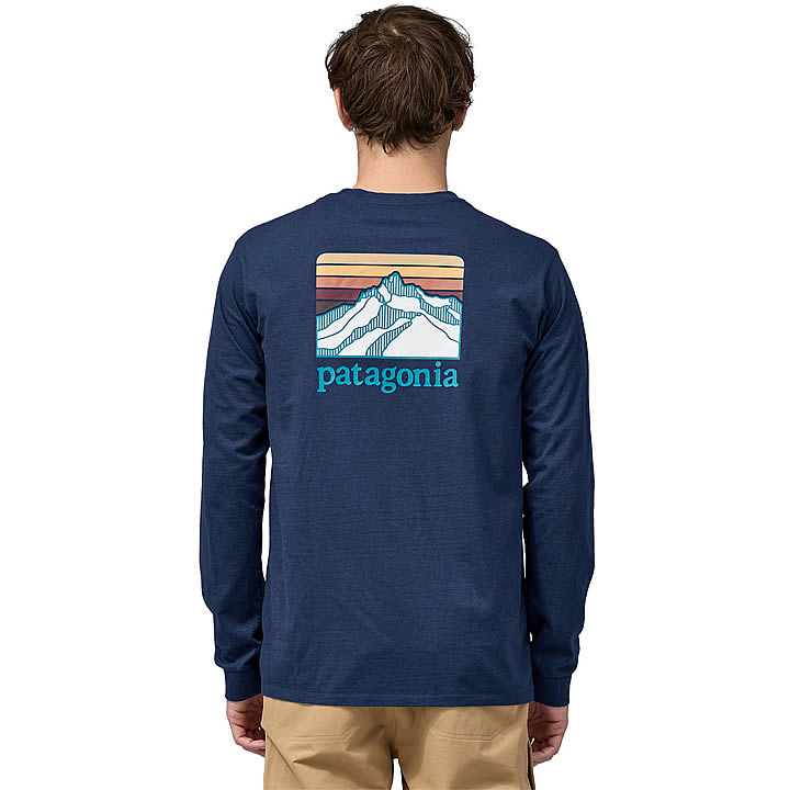 Patagonia Long-Sleeved Line Logo Ridge Responsibili-Tee Men's