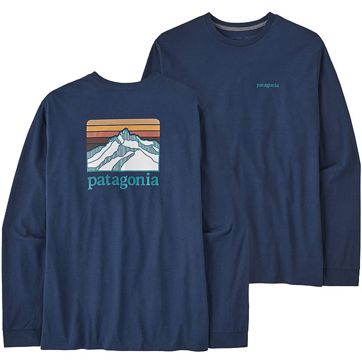 Patagonia Long-Sleeved Line Logo Ridge Responsibili-Tee Men's
