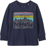 Patagonia Baby Long-Sleeve Organic Certified Cotton Fitz Roy Skies Tee