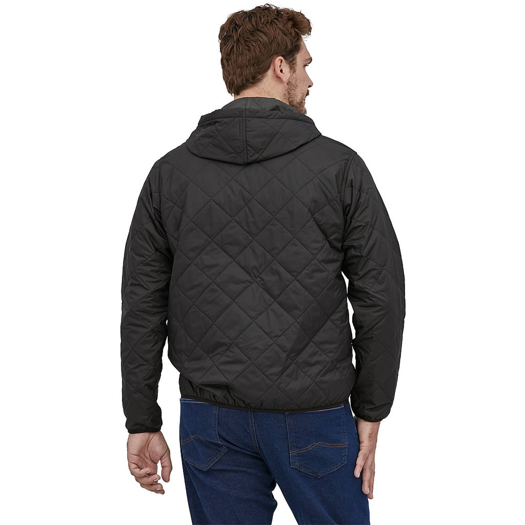 Men's Diamond Quilted Bomber Hoody