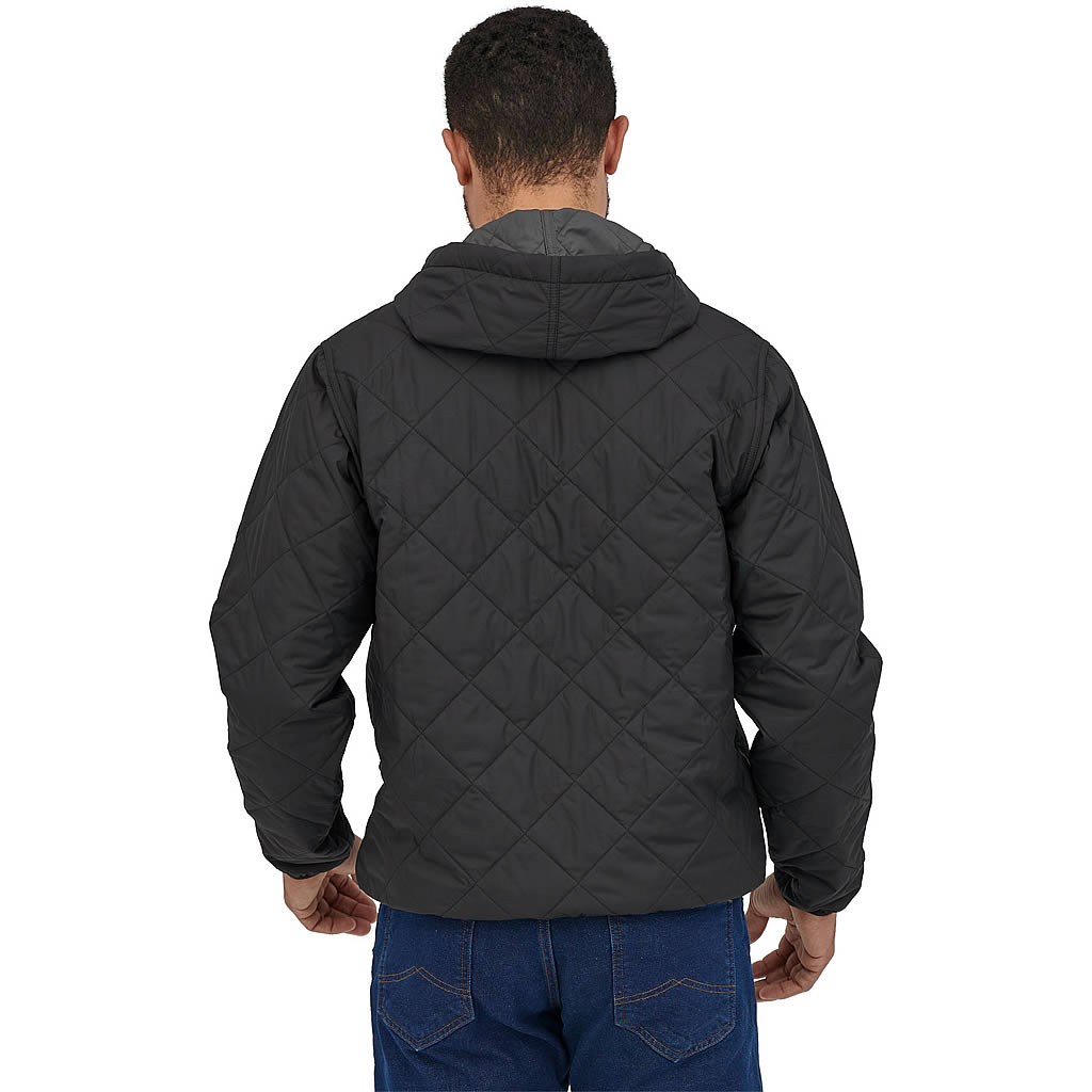 Men's Diamond Quilted Bomber Hoody