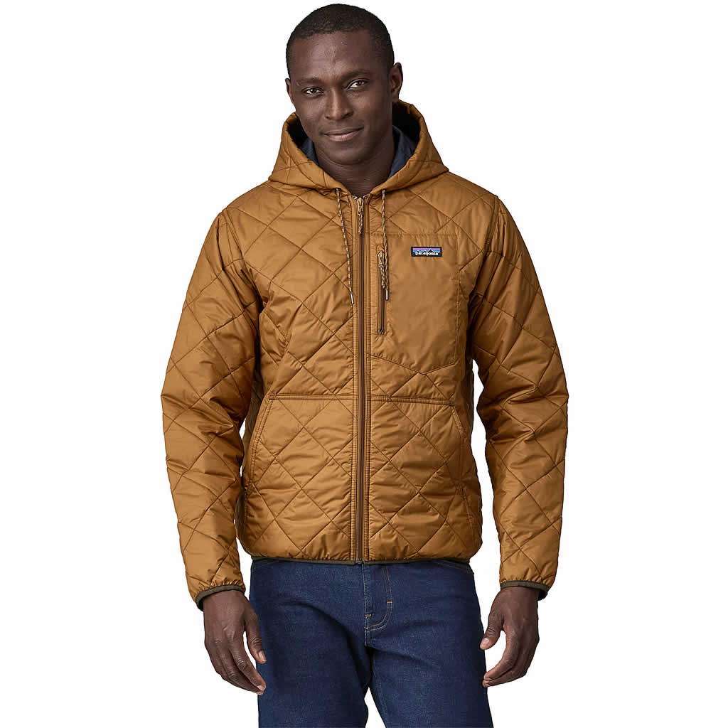 Men's Diamond Quilted Bomber Hoody