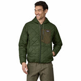 Men's Diamond Quilted Bomber Hoody