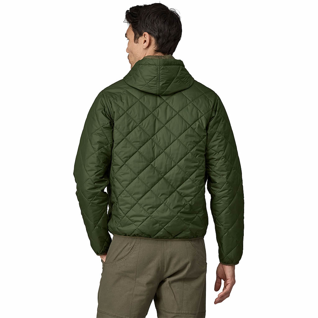 Men's Diamond Quilted Bomber Hoody
