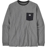 Patagonia Long-Sleeved Shop Sticker Pocket Responsibili-Tee