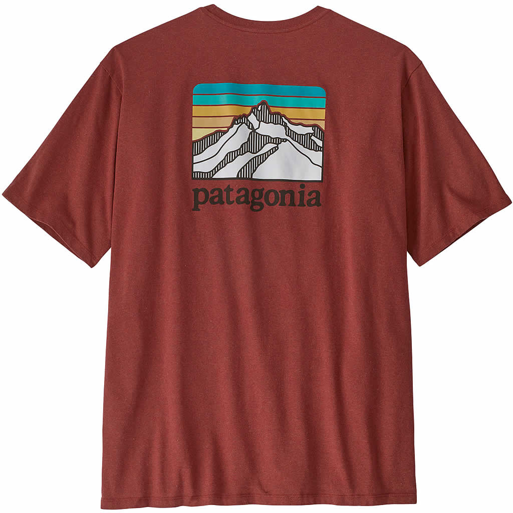 Patagonia Line Logo Ridge Pocket Responsibili-Tee Men's
