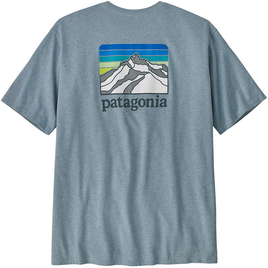 Patagonia Line Logo Ridge Pocket Responsibili-Tee Men's
