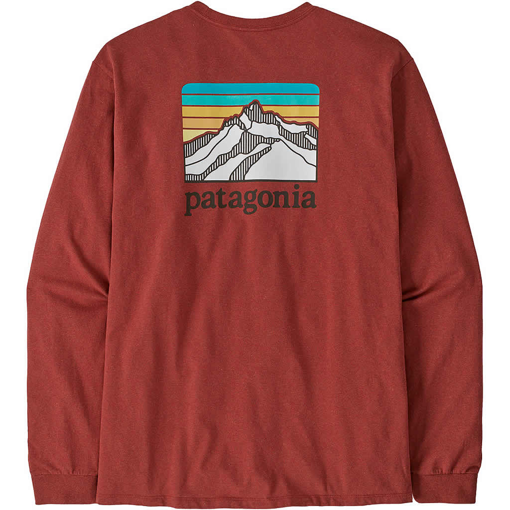 Patagonia Long-Sleeved Line Logo Ridge Responsibili-Tee Men's