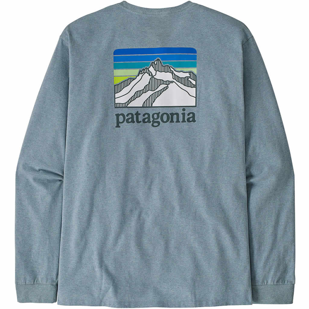Patagonia Long-Sleeved Line Logo Ridge Responsibili-Tee Men's
