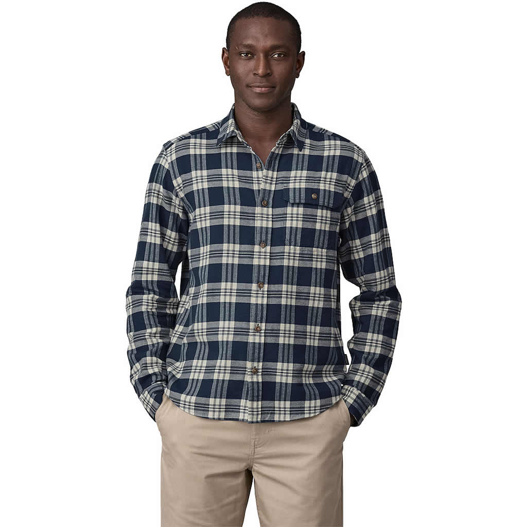 Patagonia Long-Sleeved Lightweight Fjord Flannel Shirt Men's