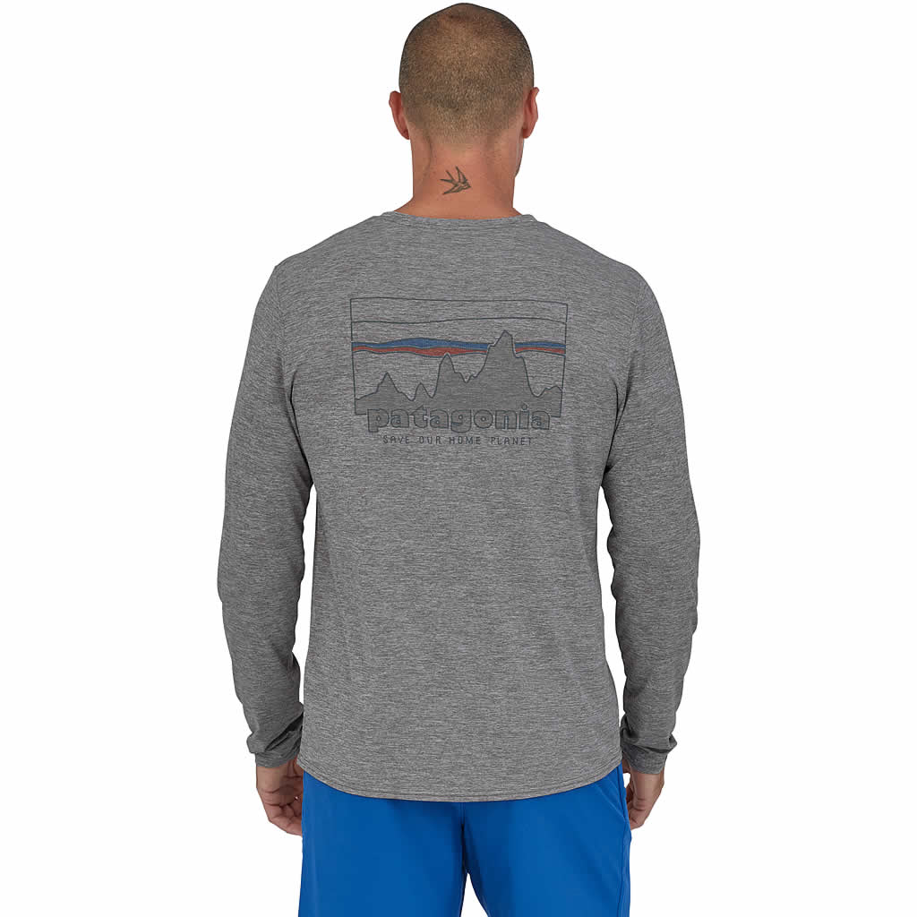 Patagonia Long-Sleeved Capilene Cool Daily Graphic Shirt Men's
