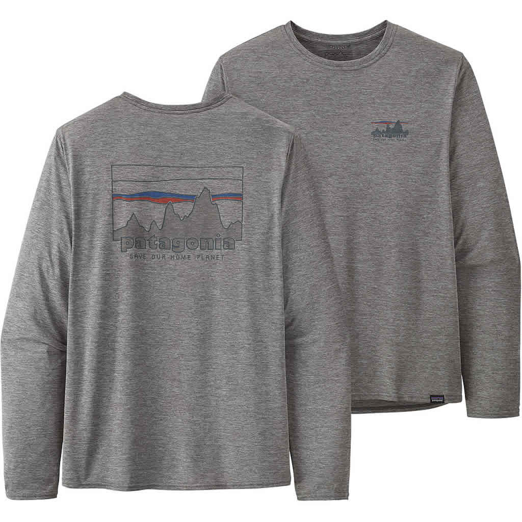 Patagonia Long-Sleeved Capilene Cool Daily Graphic Shirt Men's