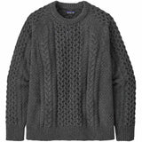 Patagonia Recycled Wool-Blend Cable Knit Crewneck Sweater