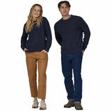 Patagonia Recycled Wool-Blend Cable Knit Crewneck Sweater