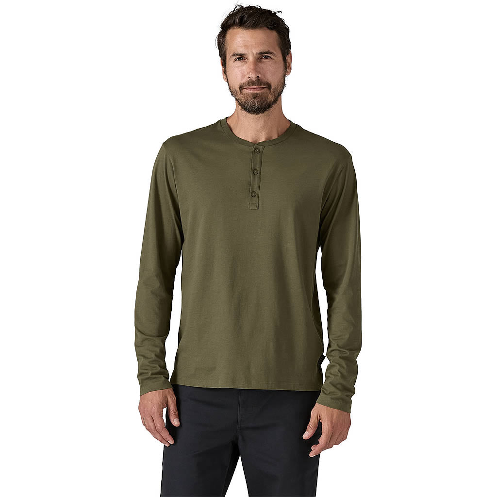 Men's Long-Sleeved Daily Henley