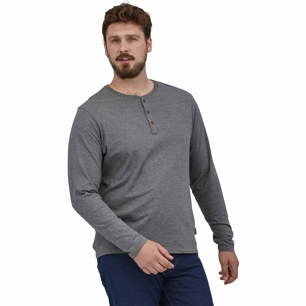 Men's Long-Sleeved Daily Henley